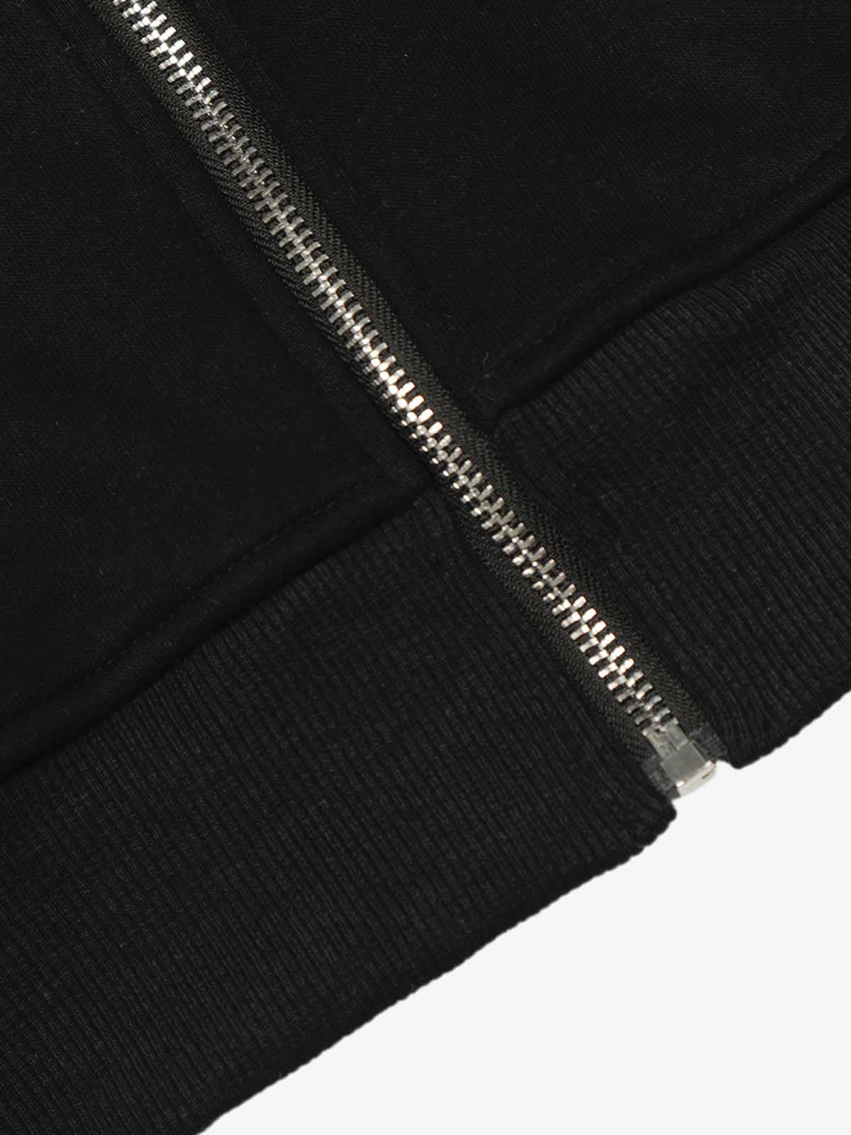 Star Rhinestone Cat Ear Zip-Up Hoodie