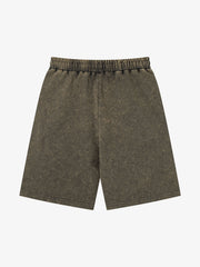 Distressed Thorn Rhinestone Shorts