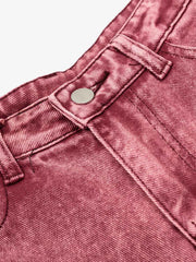Boho Tapestry Patch Denim Jeans 