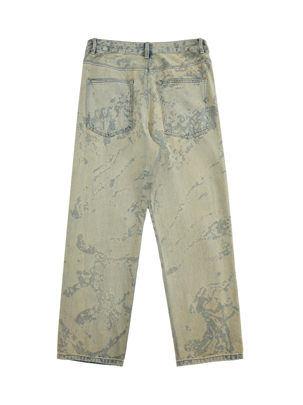 Vintage Washed Straight Jeans