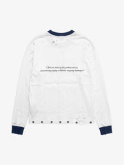 Devil Graphic Color Block Long Sleeve Tee