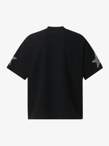 Tiger Graphic Star Sleeve T-Shirt 