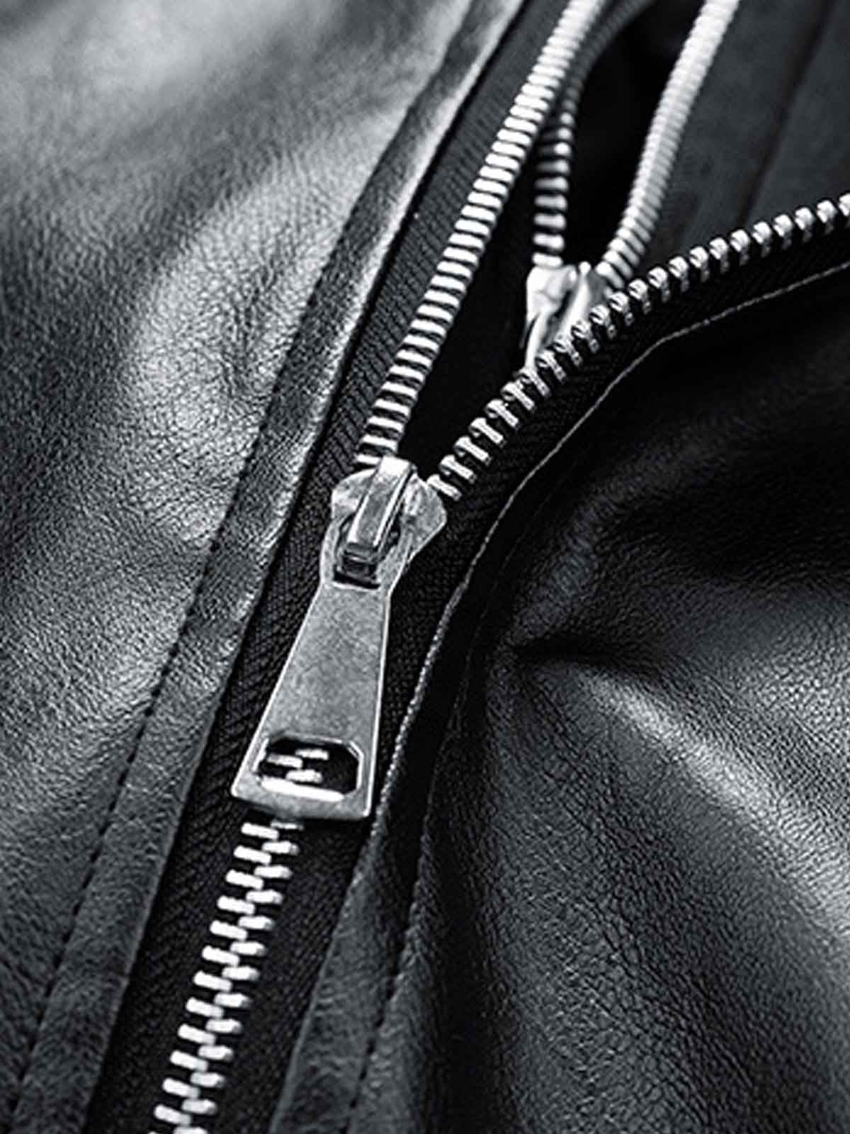 Stylish Velvet Bomber Jacket with Leather Collar for Men 