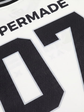 Graphic Mesh Long Sleeve Jersey Tee