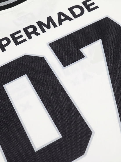 Graphic Mesh Long Sleeve Jersey Tee