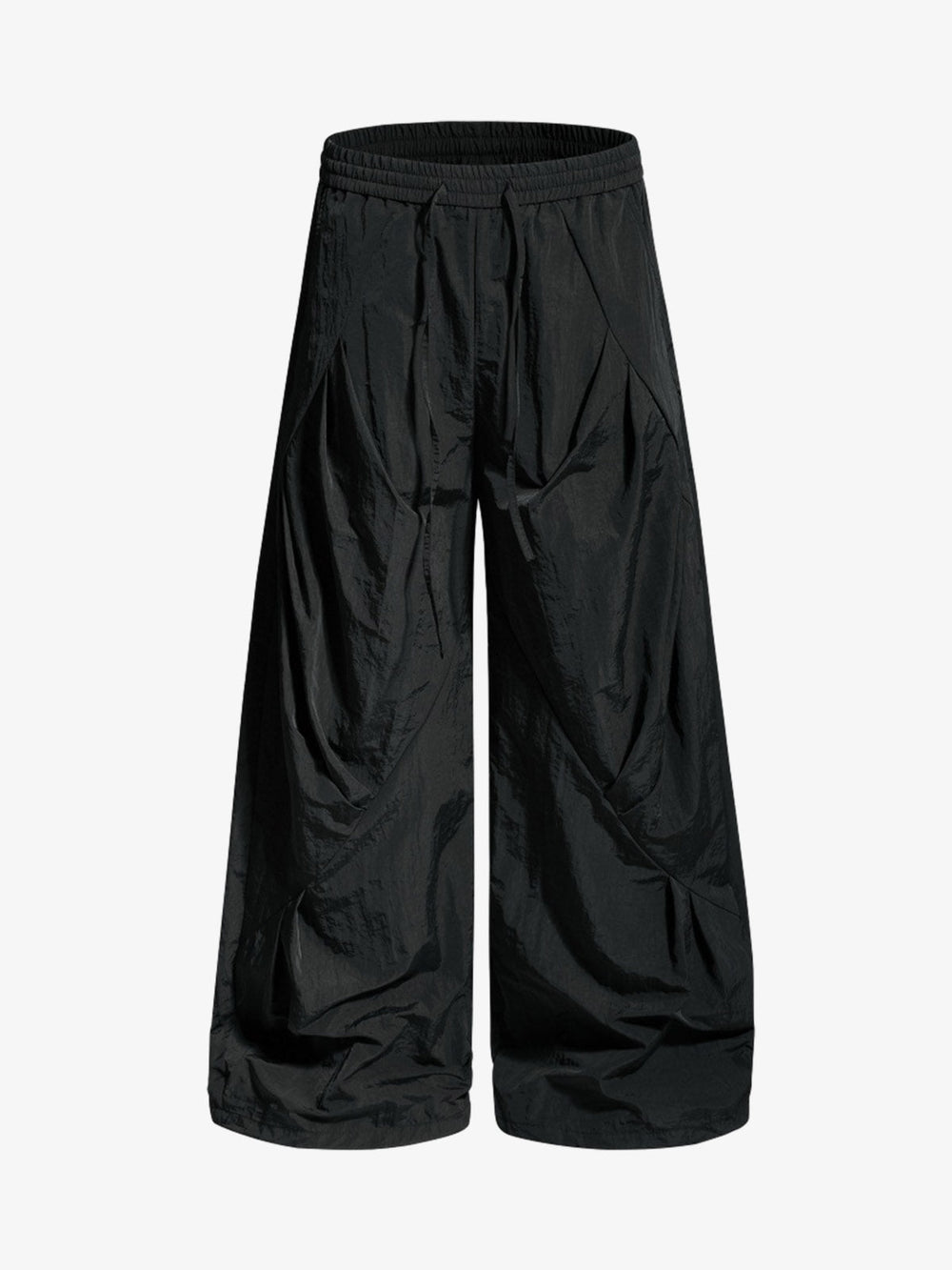 Relaxed Draped Wide Leg Pants 