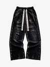 Distressed Rhinestone Sweatpants