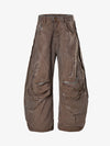 Grunge Deconstructed Eyelet Baggy Jeans