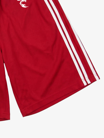 Striped Print Five-Point Casual Shorts