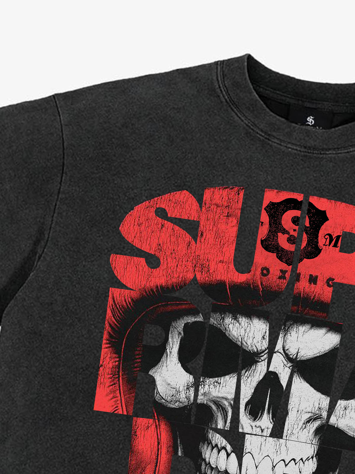 Vintage Gothic Skull Graphic T-Shirt 