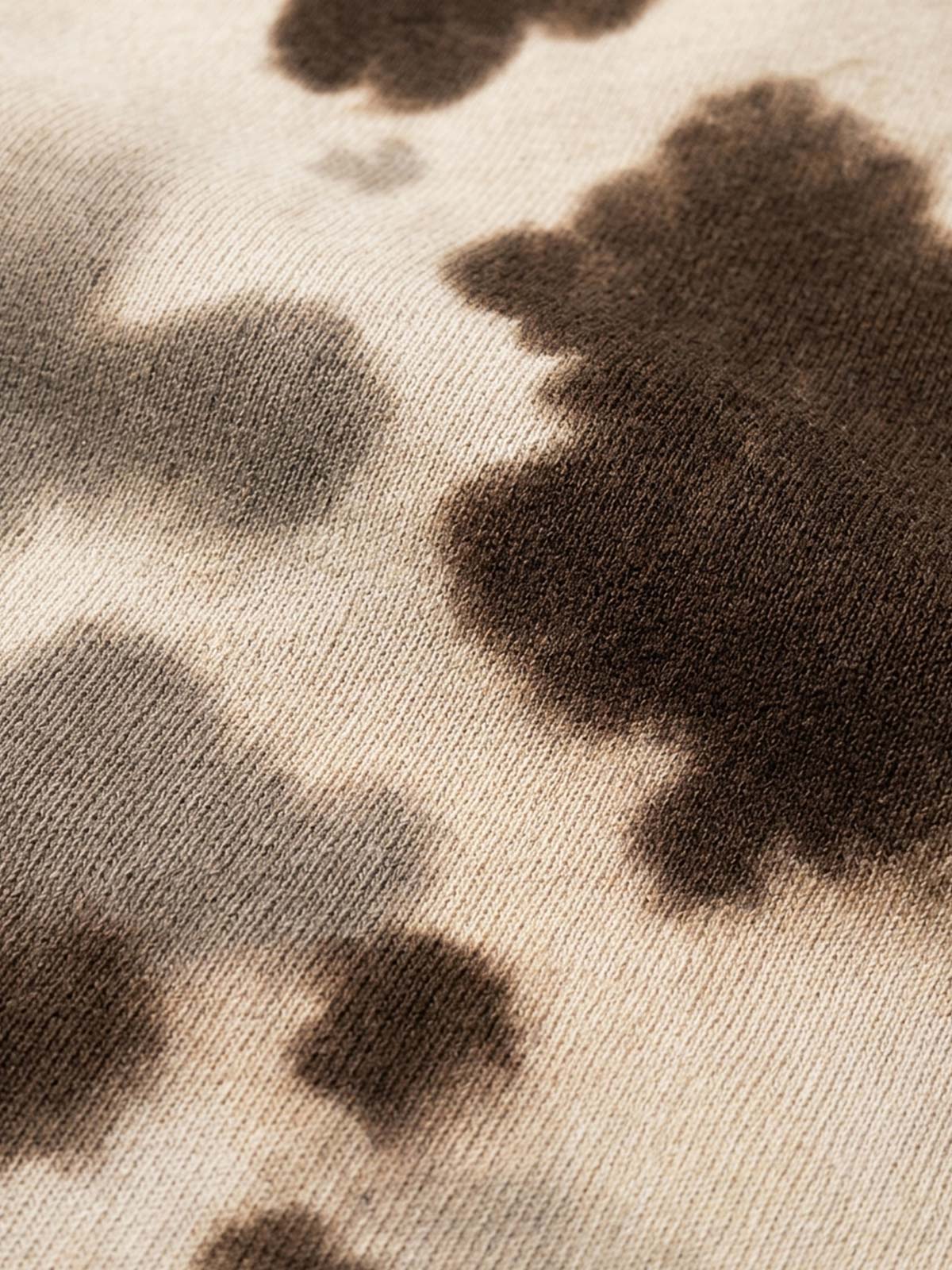 Cow Print Embroidered Wide-Leg Sweatpants