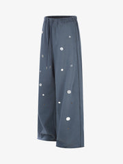 Sequin Detail Low Rise Baggy Sweatpants