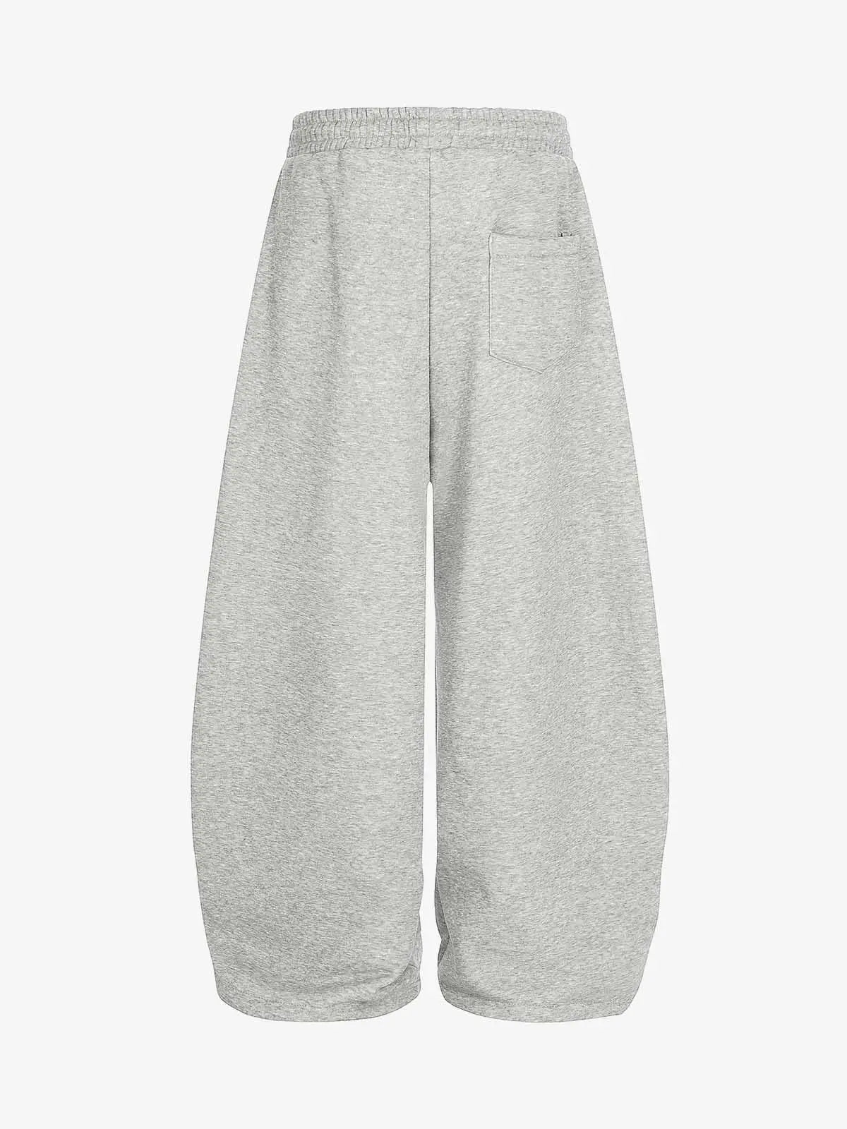 Retro Contrast Panel Drawstring Sweatpants 