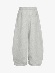 Retro Contrast Panel Drawstring Sweatpants 