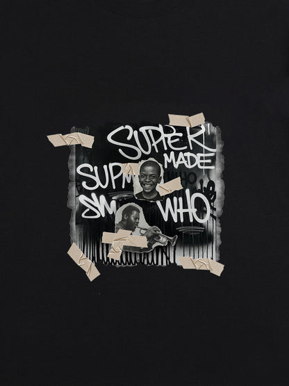 Supermade Street Retro Character Collage T-shirt 