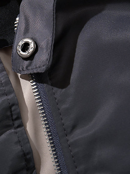 Minimalist Zip Bomber Jacket 