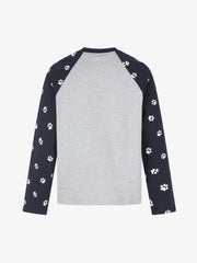 Slogan Raglan Long Sleeve Tee
