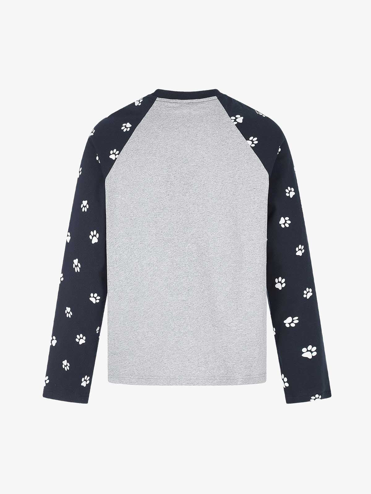Slogan Raglan Long Sleeve Tee