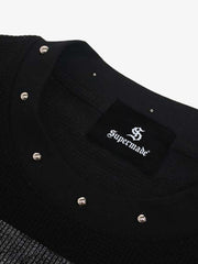 Faceless Portrait Waffle Knit T-Shirt 