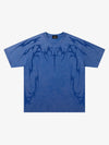 Cross Thorn Graphic Distressed Tee