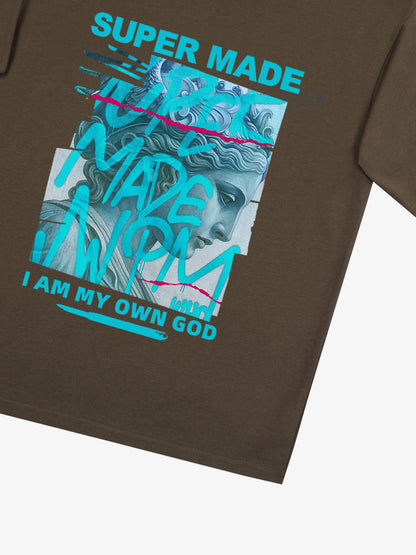 SUPERMADE Art graffiti pattern T-shirt 