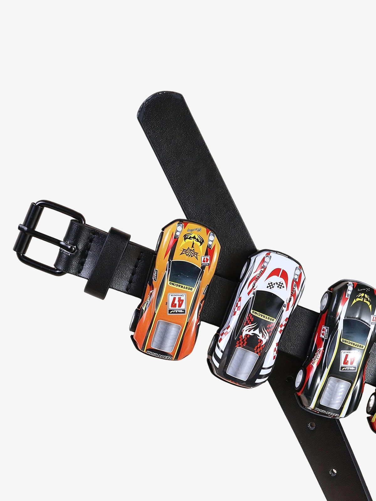 Toy Car Embellished Belt