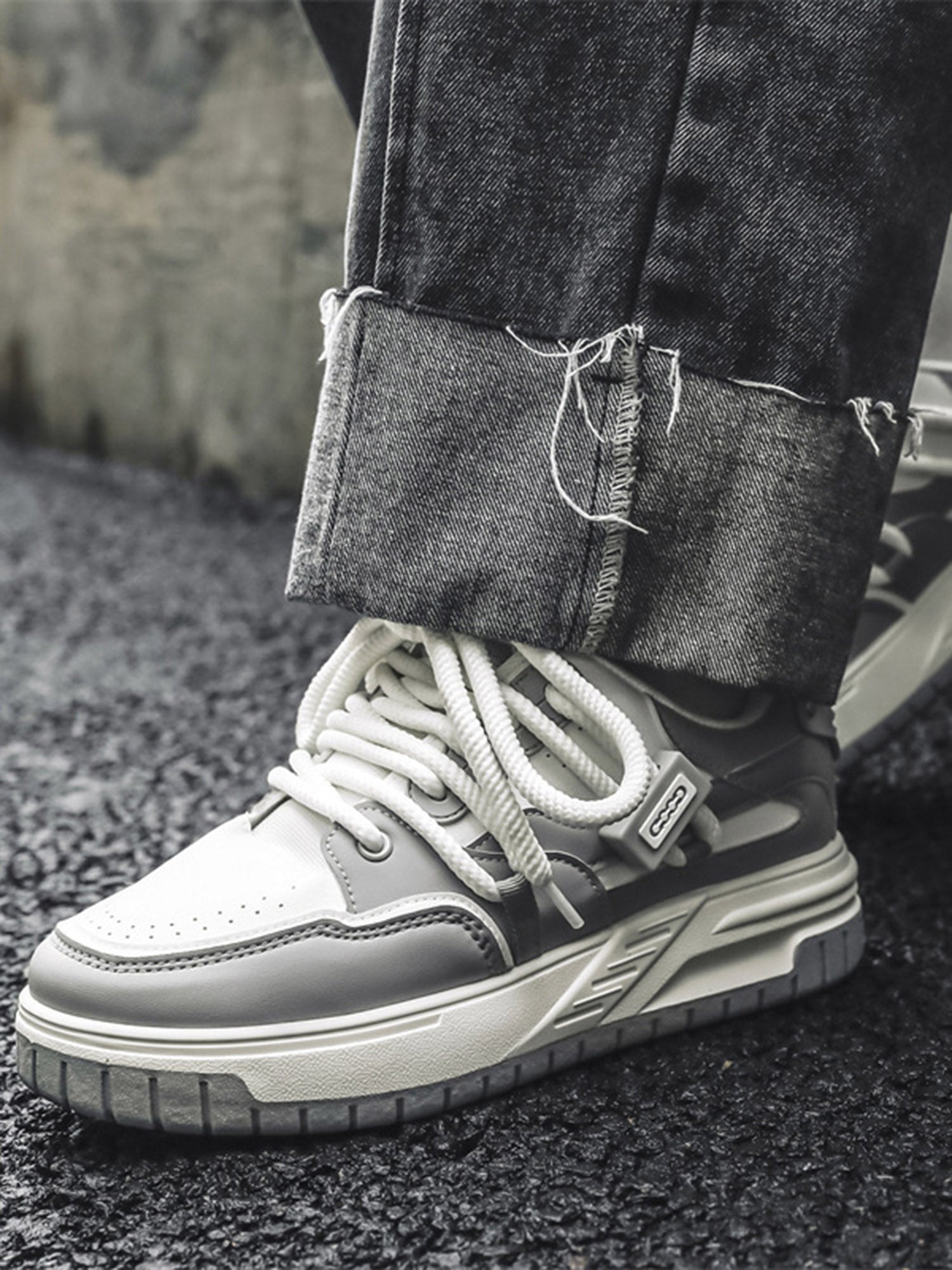 Versatile Design Hip-hop Thick-soled Sneakers