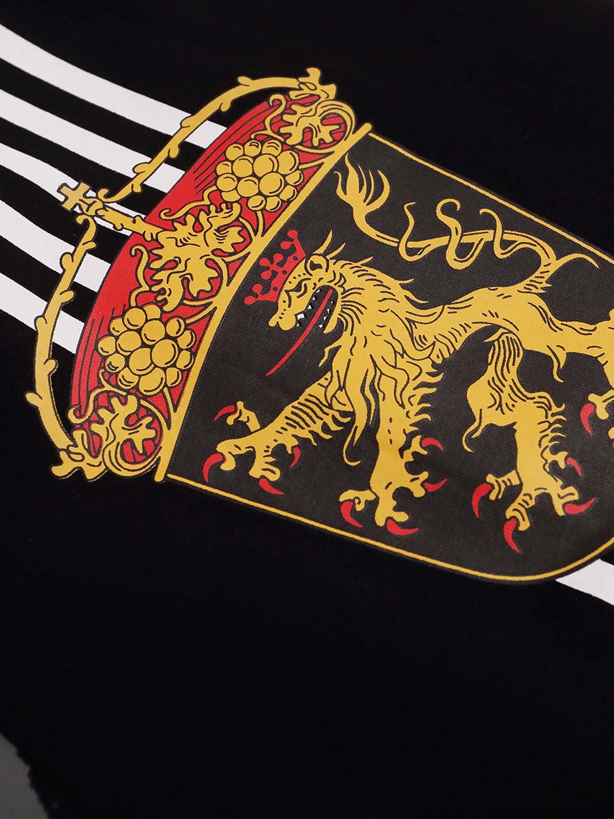 Crest Star Stripe Graphic Wide-Leg Sweatpants
