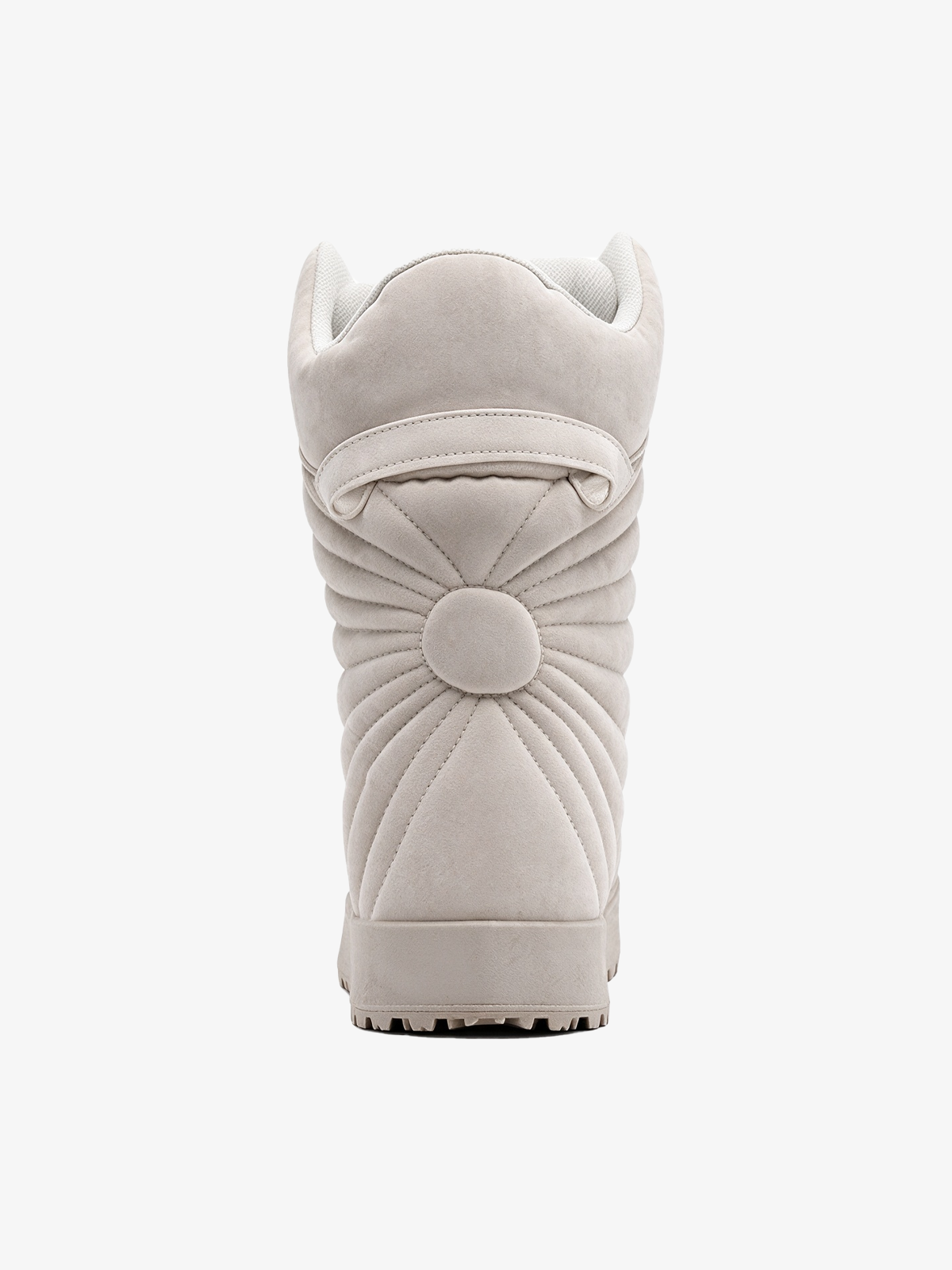 Futuristic Ribbed Padded Boots