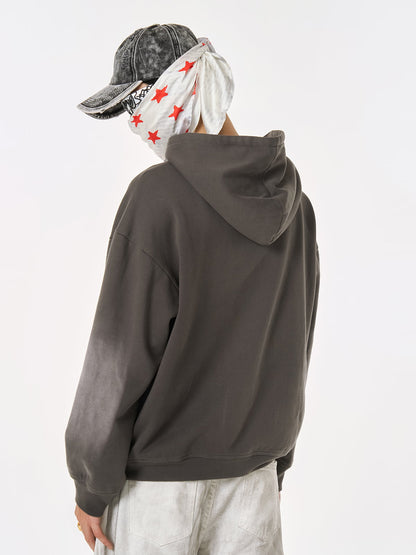 SUPM Church Glass Pattern Hooded Sweatshirt 