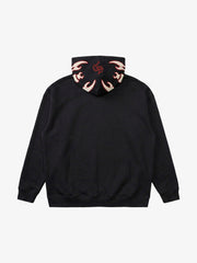 Scorpion Skeleton Terry Embroidered Hoodie