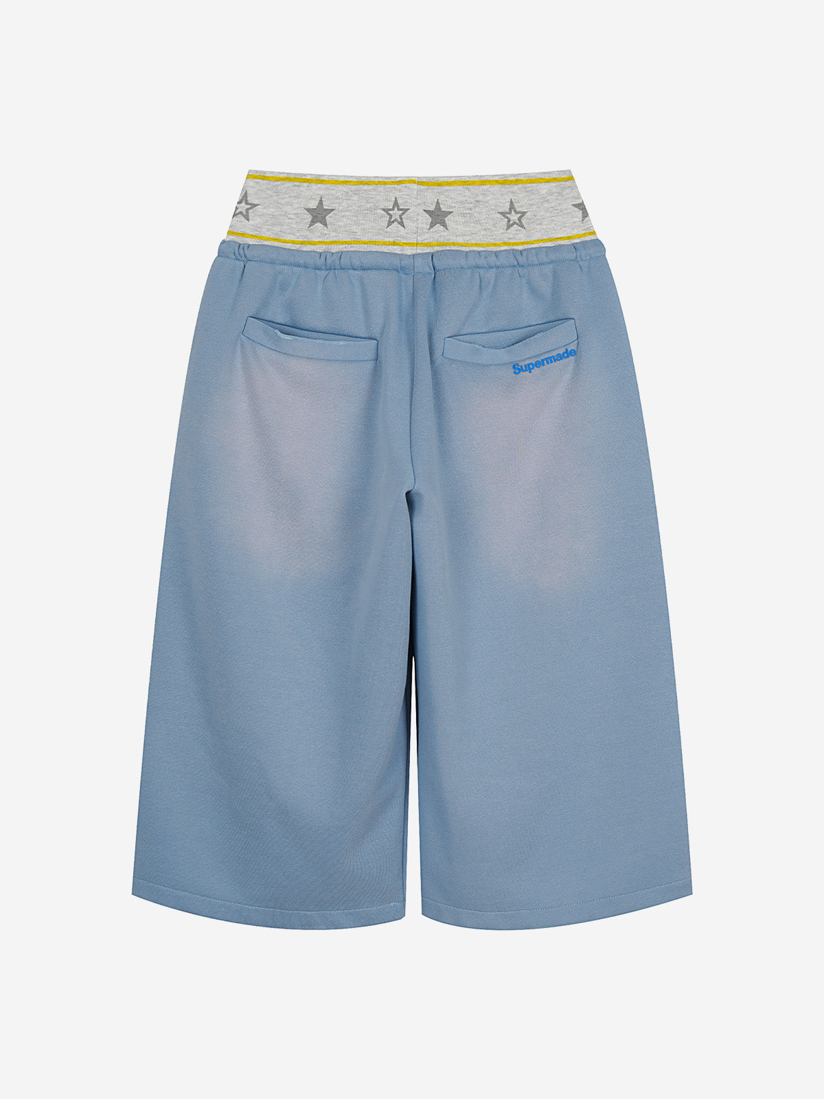 Pantalones cortos con cordón y cintura ancha en forma de estrella