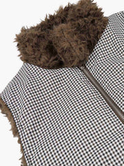 Reversible Plaid Fleece Vest