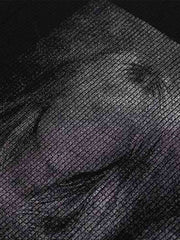 Faceless Portrait Waffle Knit T-Shirt 