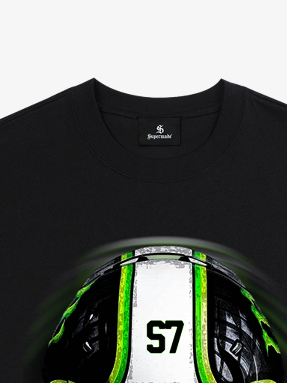 Motorcycle Helmet Graphic T-Shirt 