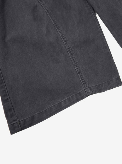 Washed Cargo Webbing Baggy Pants 