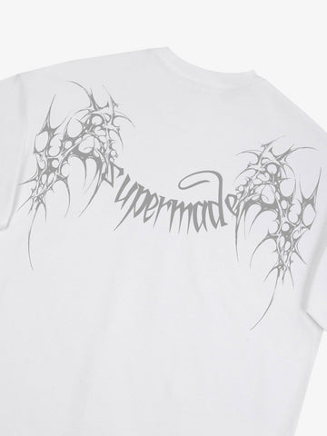 SUPM Gothic Sharp Letter Graphic T-Shirt 
