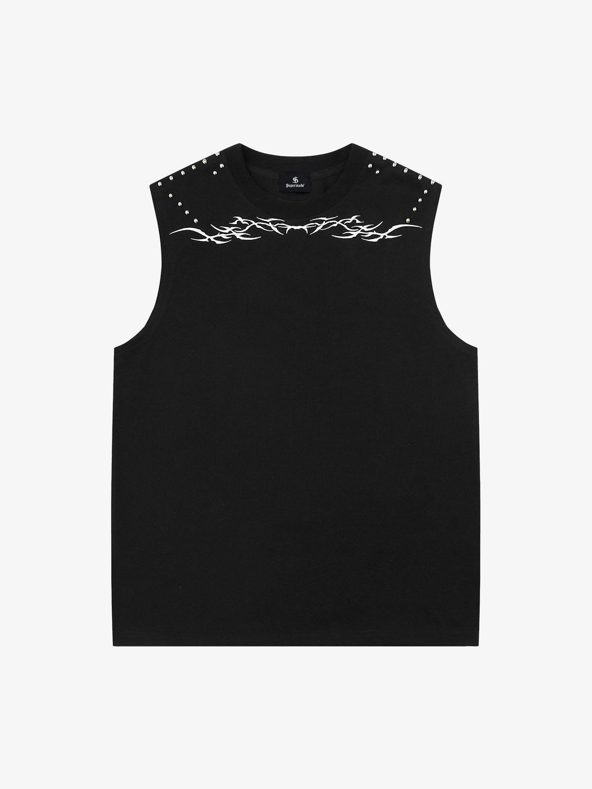 Studded Tribal Sleeveless T-Shirt 