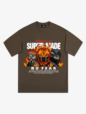 Motorcycle racing graphic T-shirt 