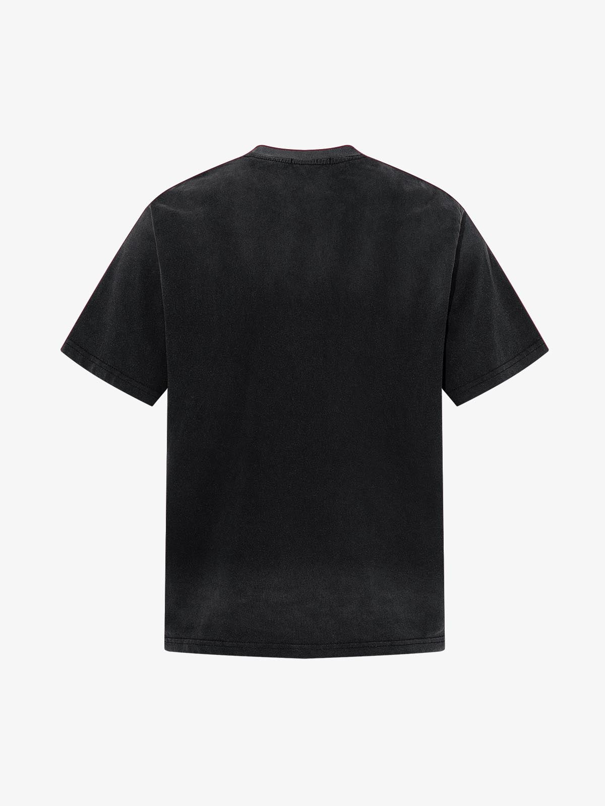 Grunge Faded Photo Print T Shirt 