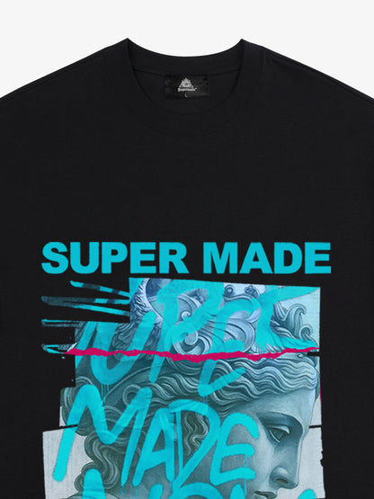 SUPERMADE Art graffiti pattern T-shirt 