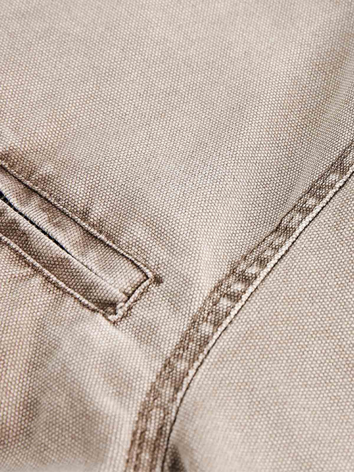 Vintage Washed Workwear Lapel Detroit Jacket 