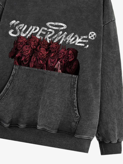 Thesupermade Dark Devil Maniac Hoodie 