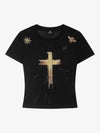 Cross Graphic Slim T-Shirt