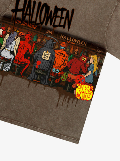 Thesupermade Halloween Pub Party T-shirt 