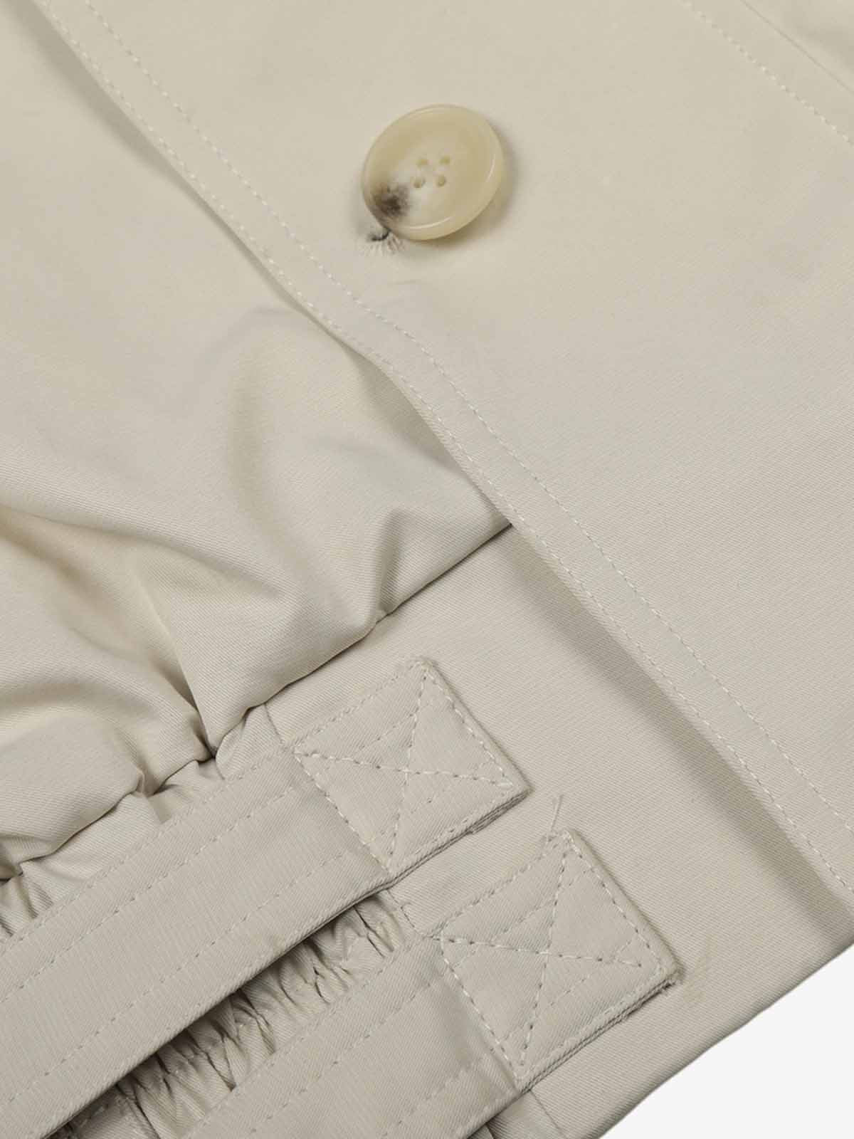 High Neck Belted Utility Cropped Jacket