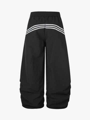 American Vintage-Style Striped Sweatpants