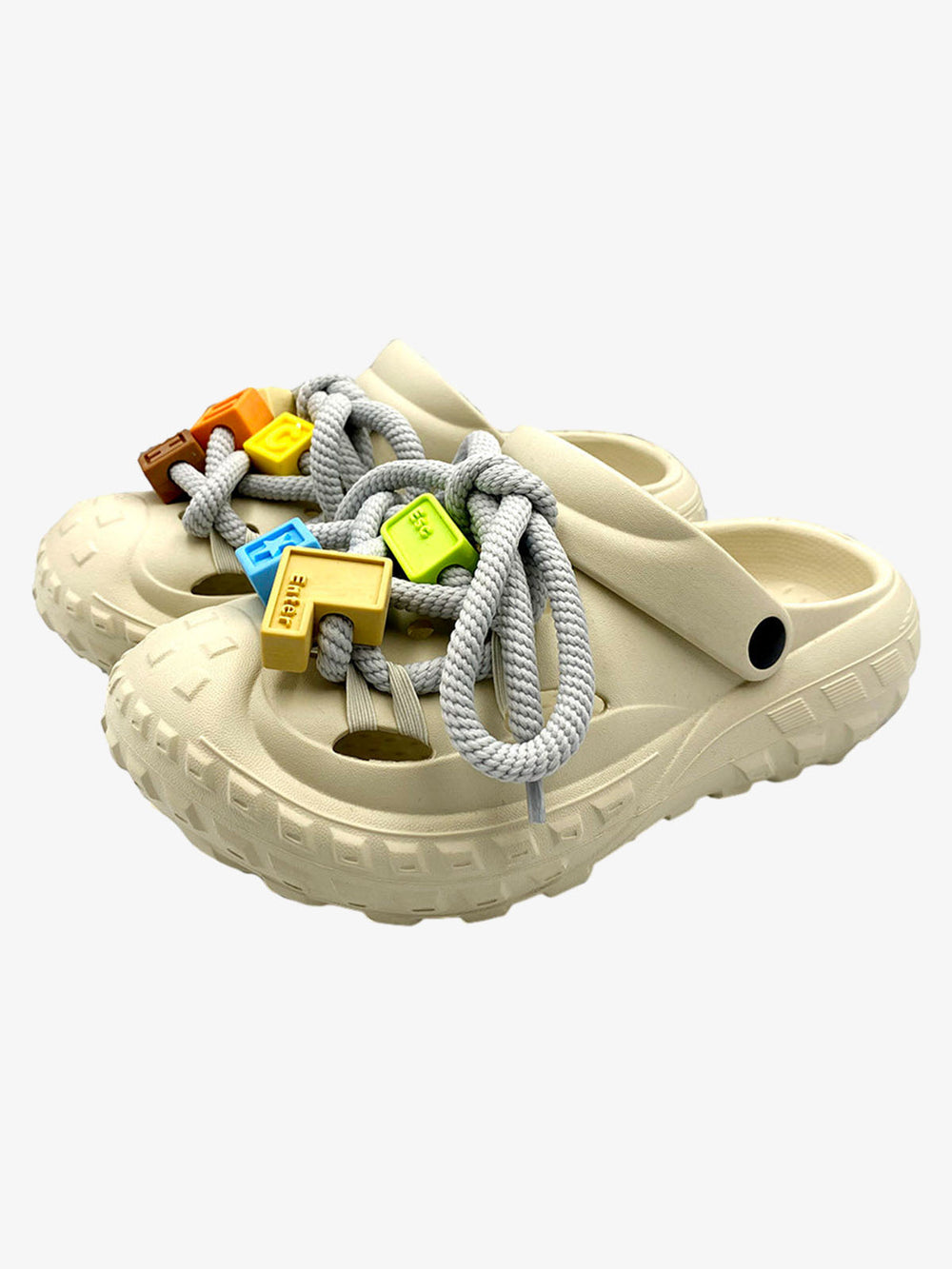 Lace-Up Non-Slip Clogs
