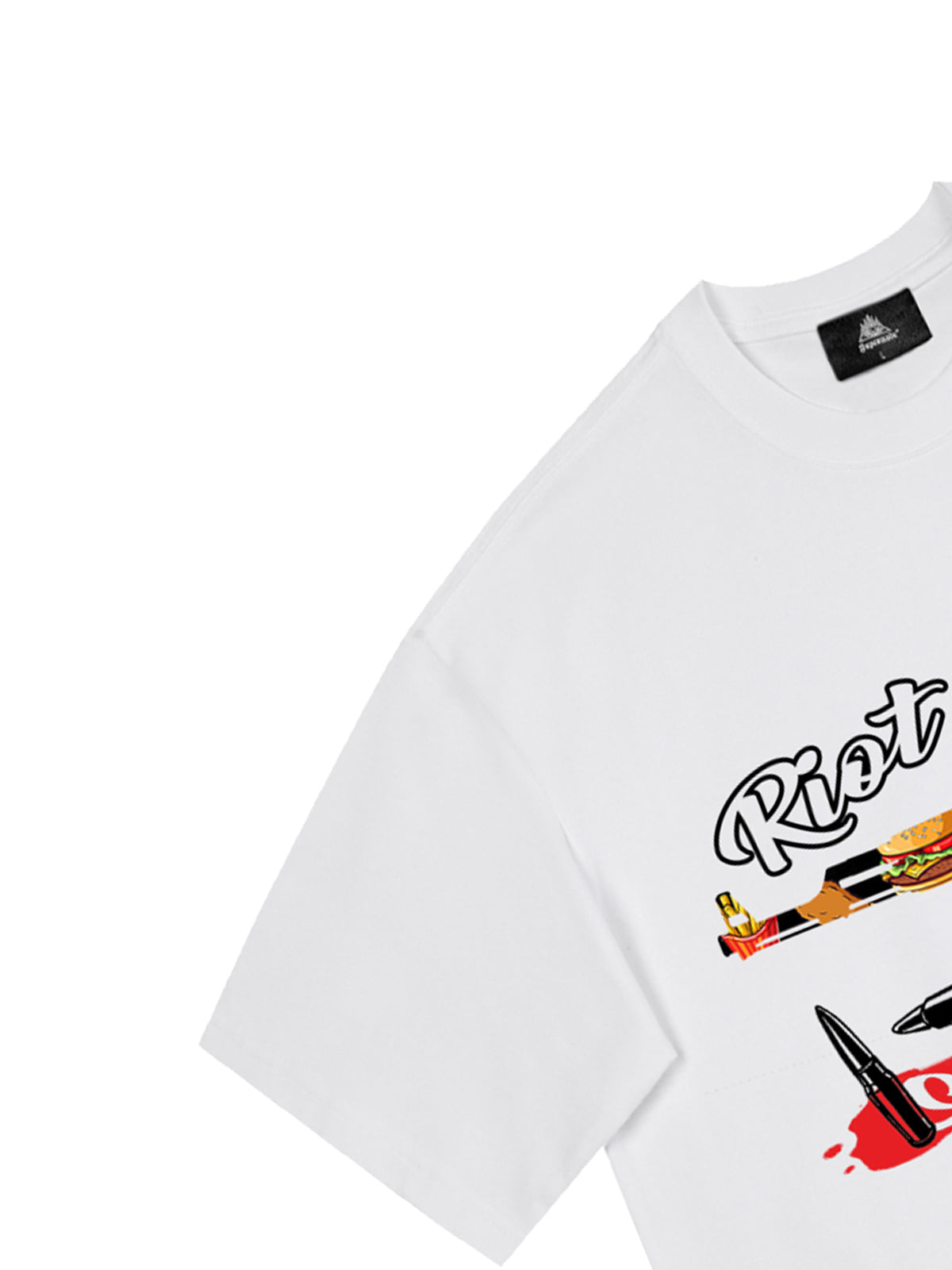 Original Funny AK Graphic Print T-shirt 