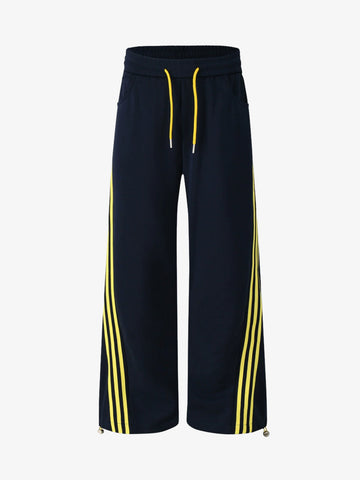 Striped Loose Drape Pants 
